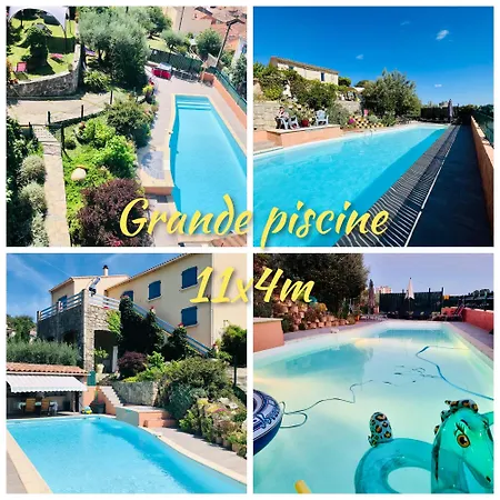 Le Domaine Des Oliviers Piscine Jacuzzi Sauna Lägenhet